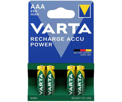 Bateria lub akumulatorek Varta Recharge Accu Power AAA 550mAh (4 szt.)